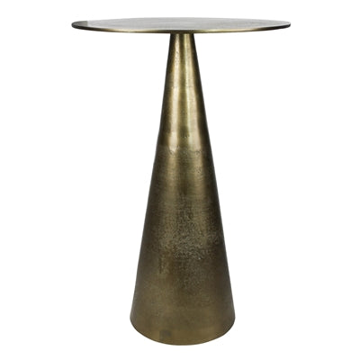 Challon Side Table, Brass