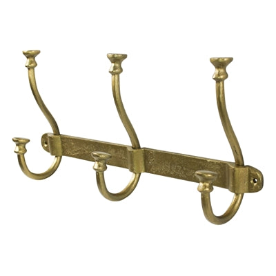 Murphy Hook Rail - 3, Brass