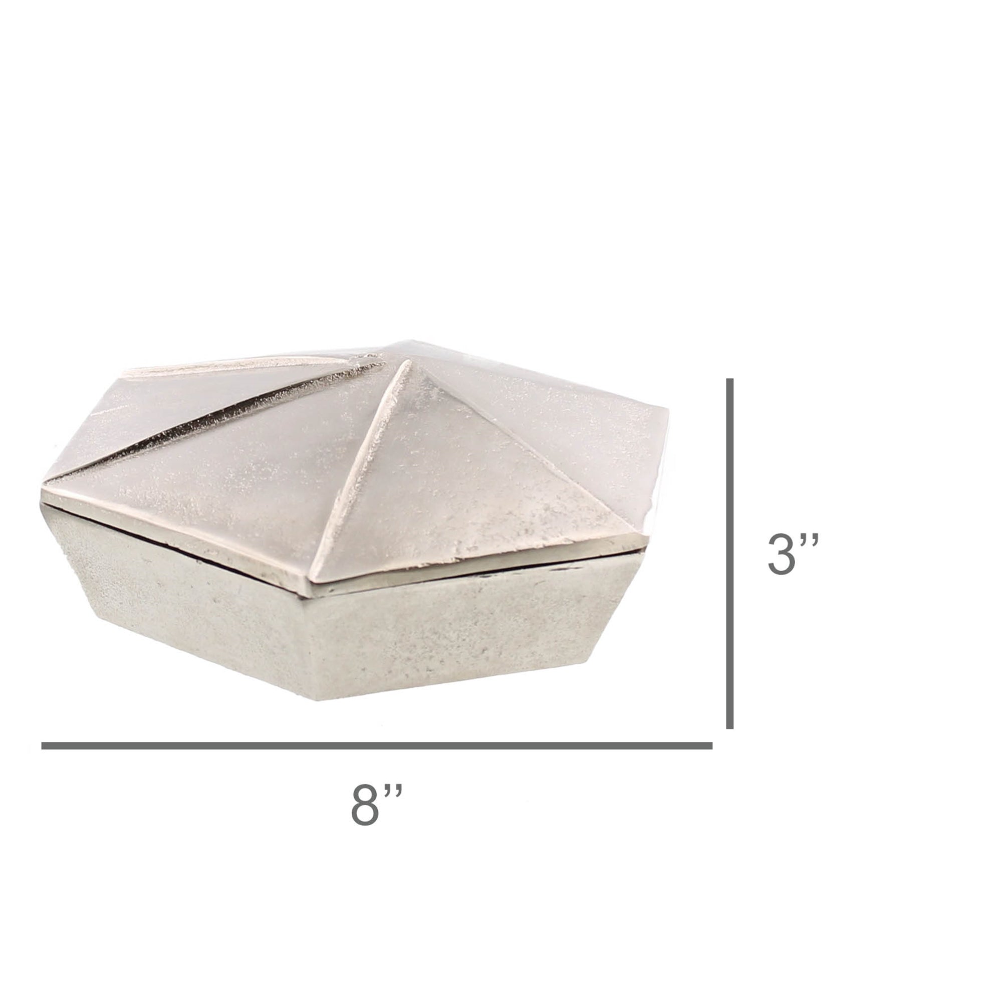 Large Hans Nickel Decorative Box