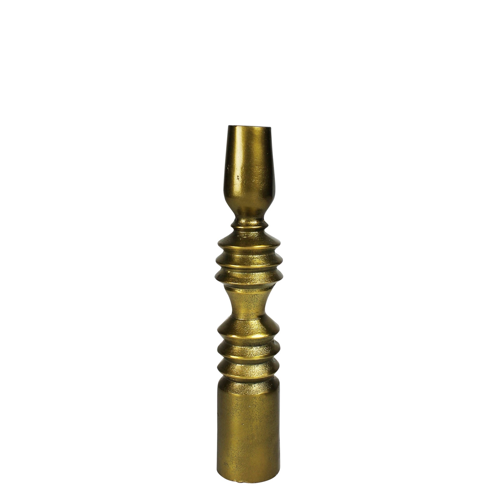Taper Holder, Antique Gold - (S)