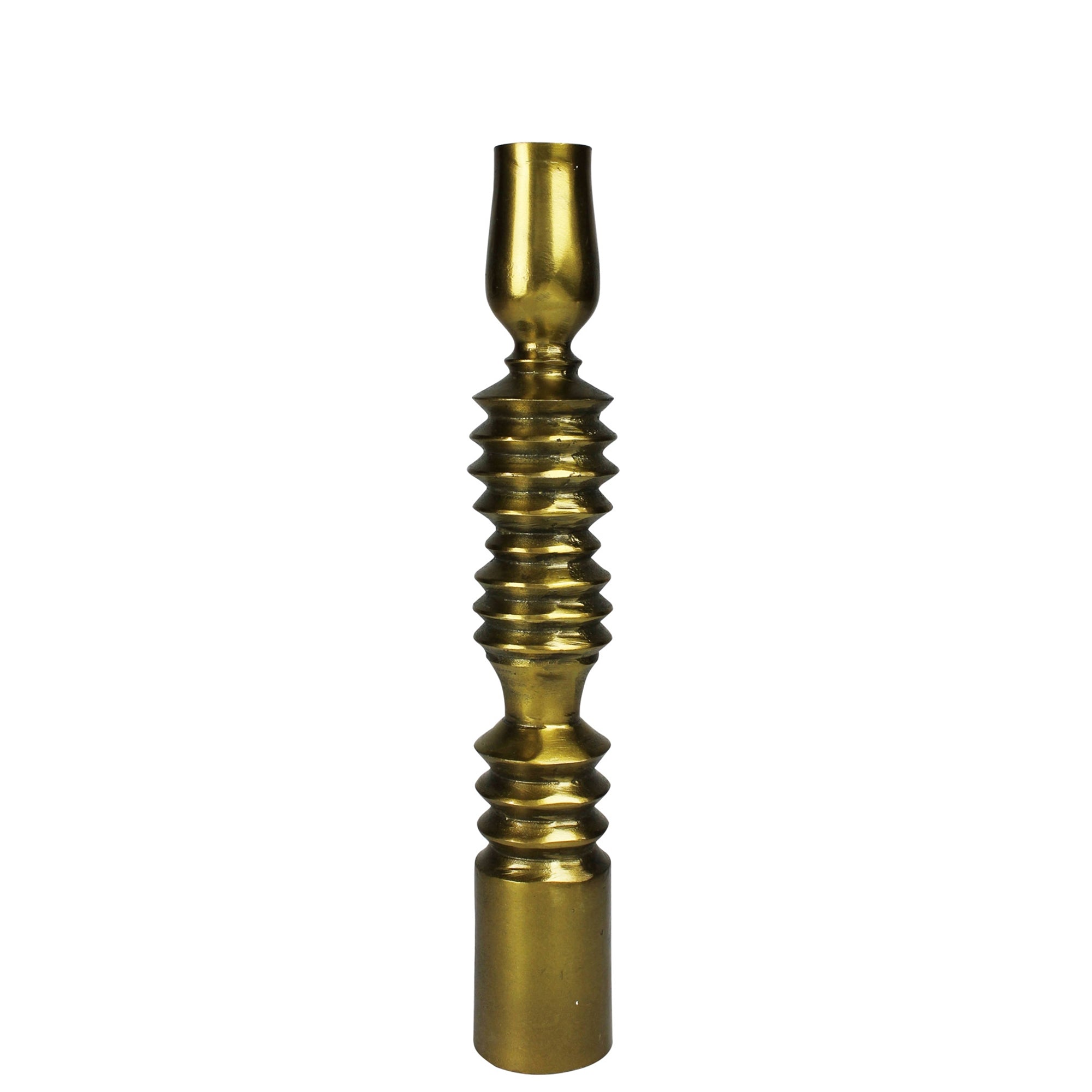 Taper Holder, Antique Gold - (M)