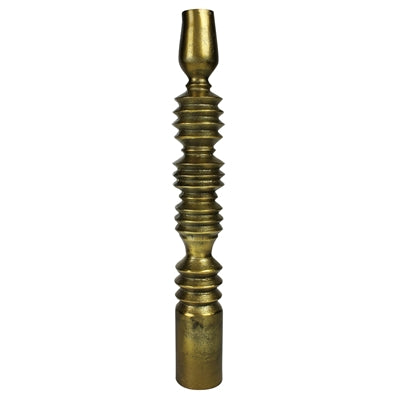 Taper Holder, Antique Gold - (L)