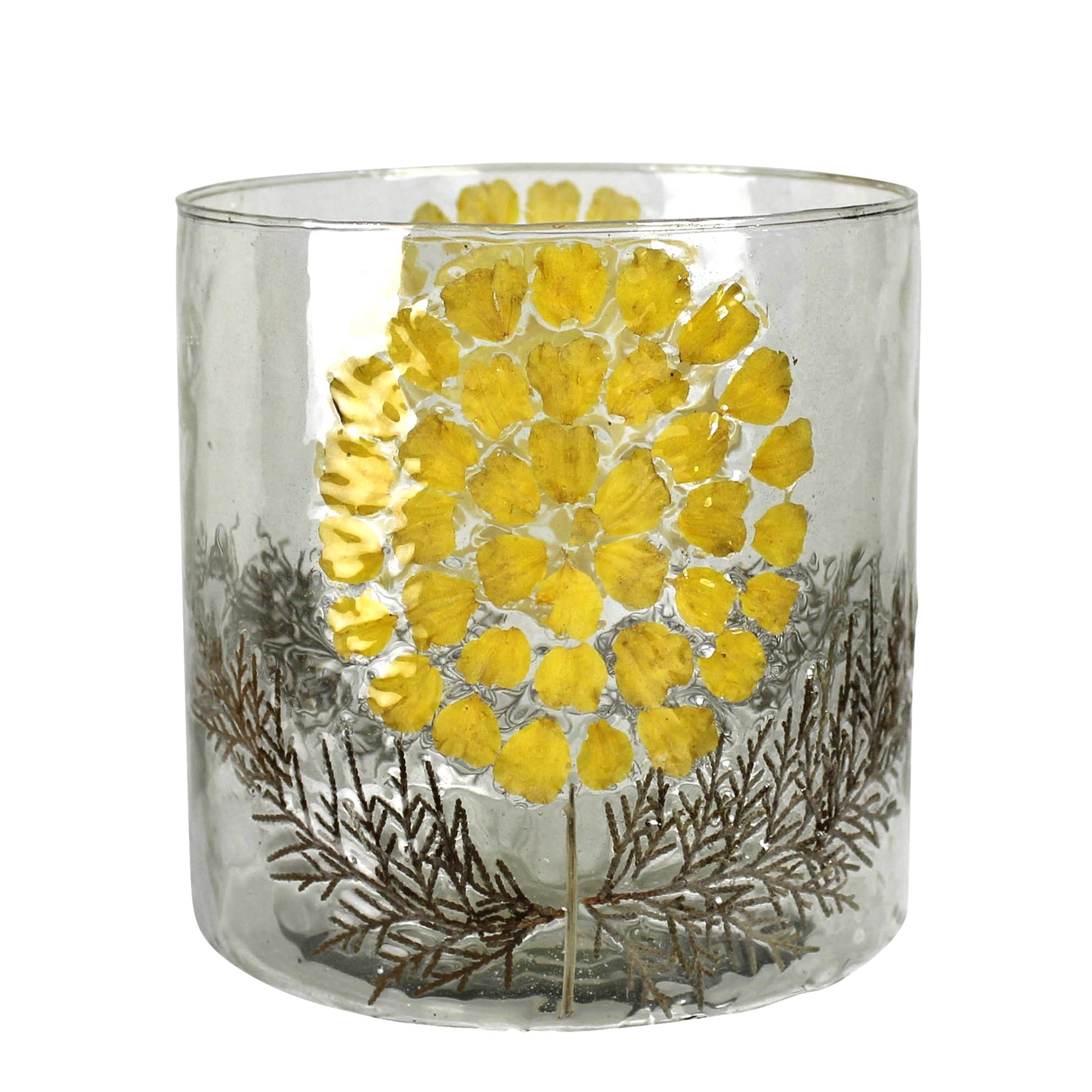 Enamel Hurricane, Yellow Daisy - Med