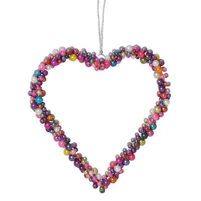 Beaded Heart - Lrg