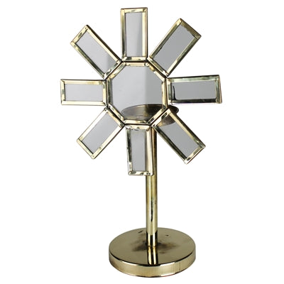 Britta Tealight Holder Leaded Glass - Sm