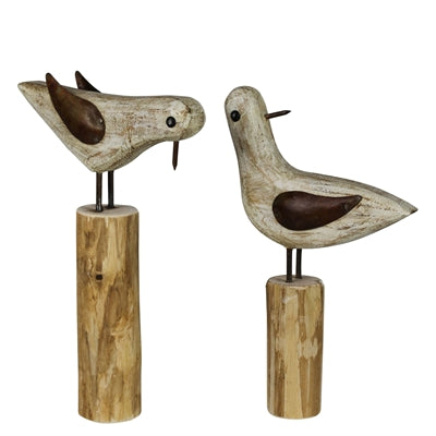 Seabirds on Wood Base, Set/2