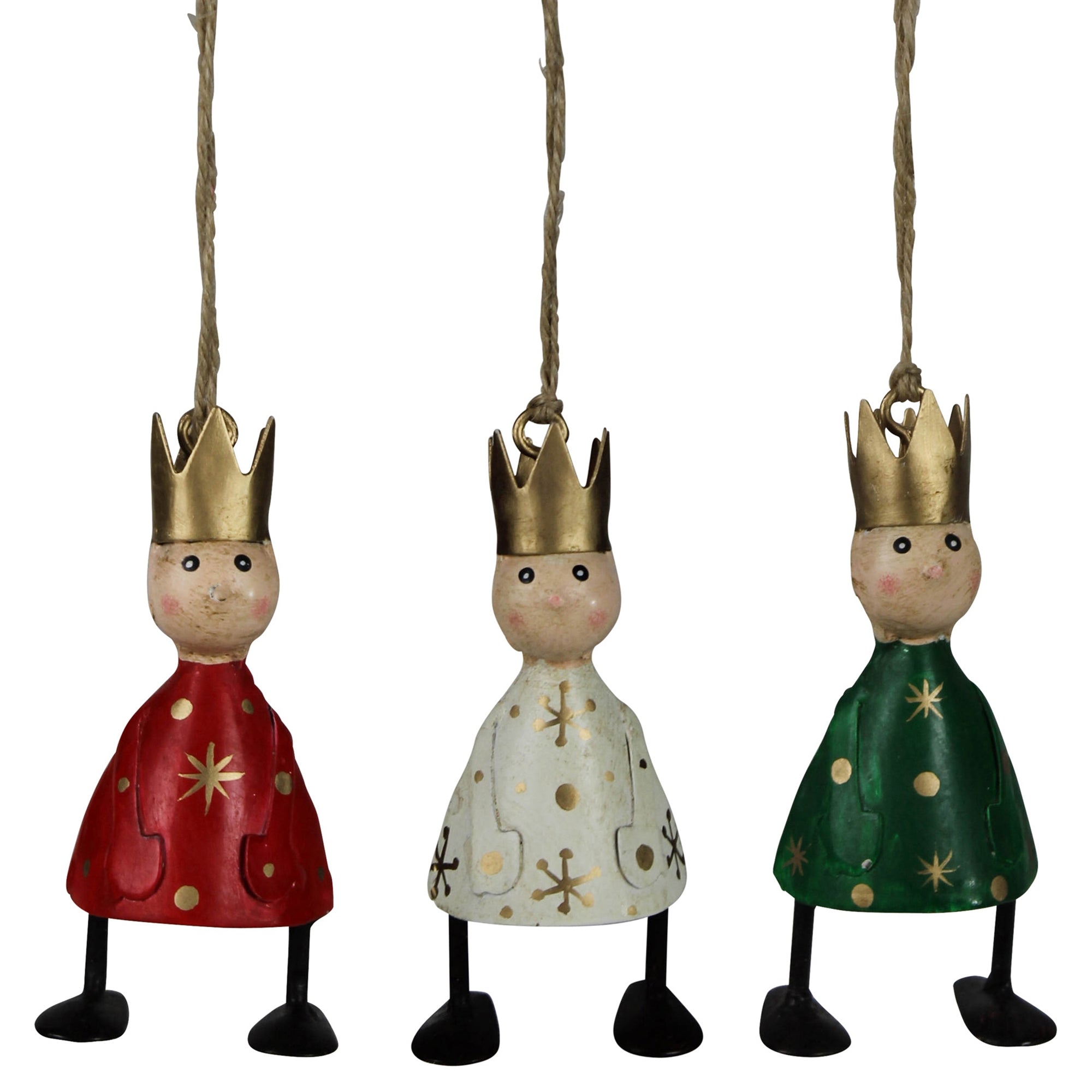 King Ornaments, Metal, Set/3
