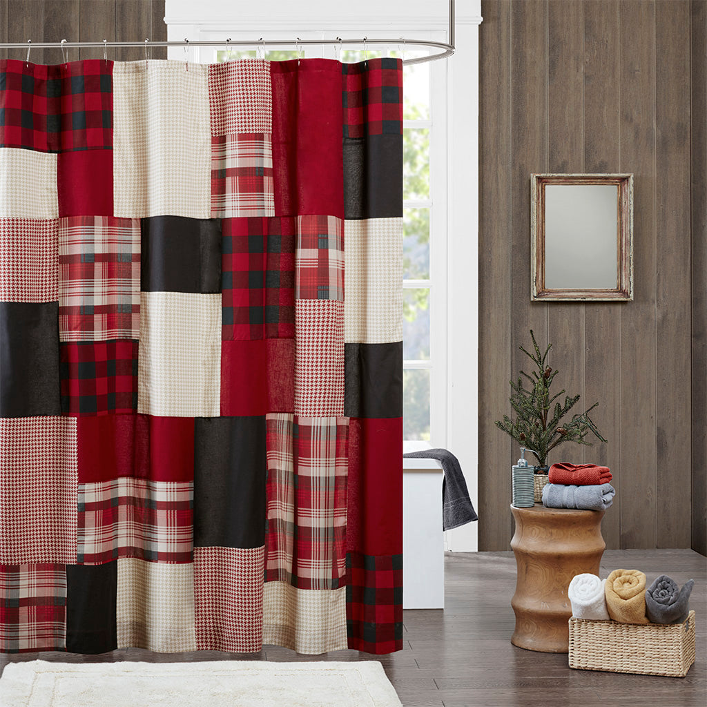Sunset 100% Cotton Shower Curtain