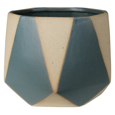 Calico Cachepot, Ceramic - Green