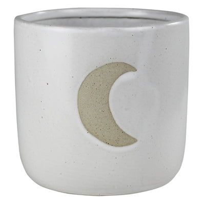 Cielo Cachepot, Ceramic - Moon