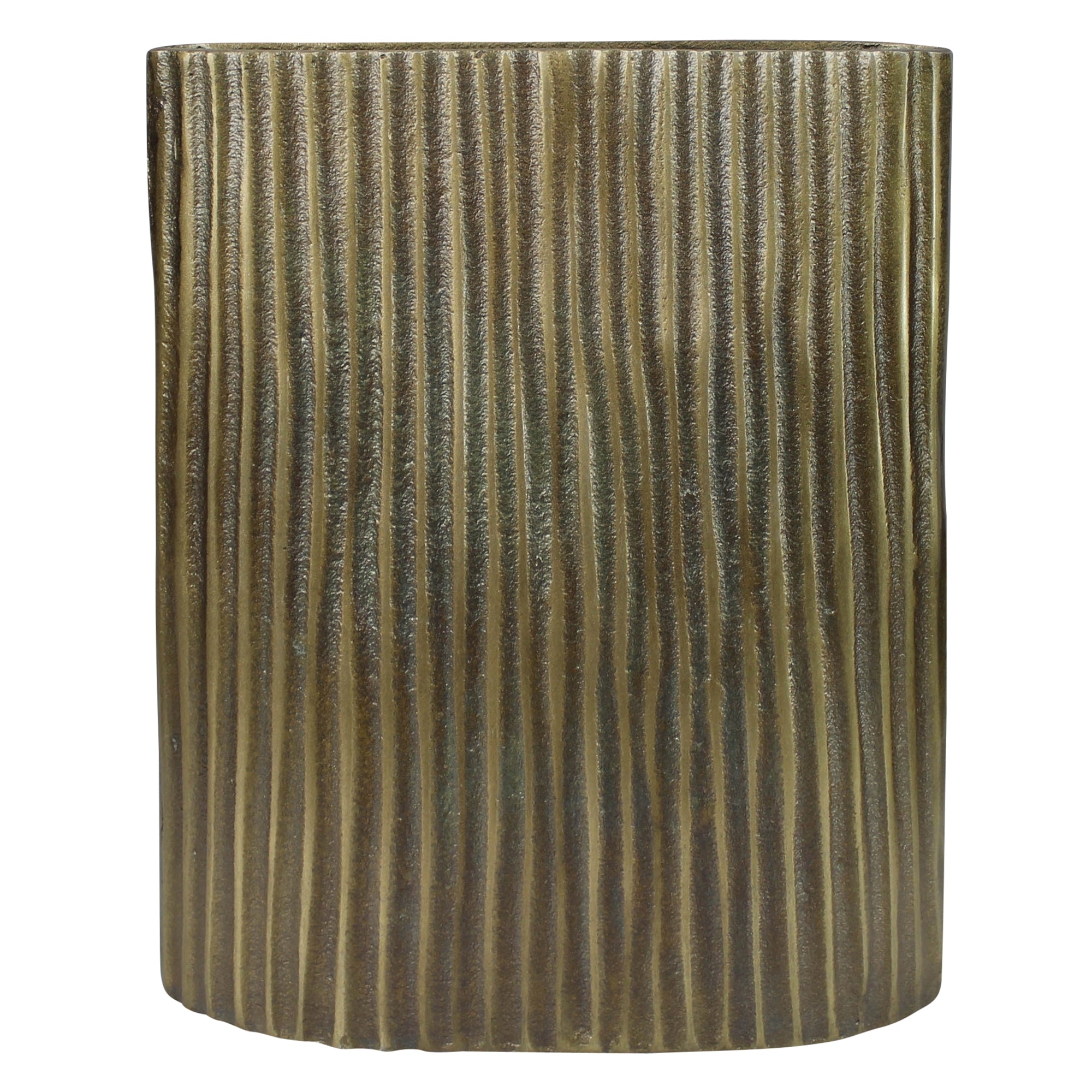 Ribbed Vase - Angled Tall