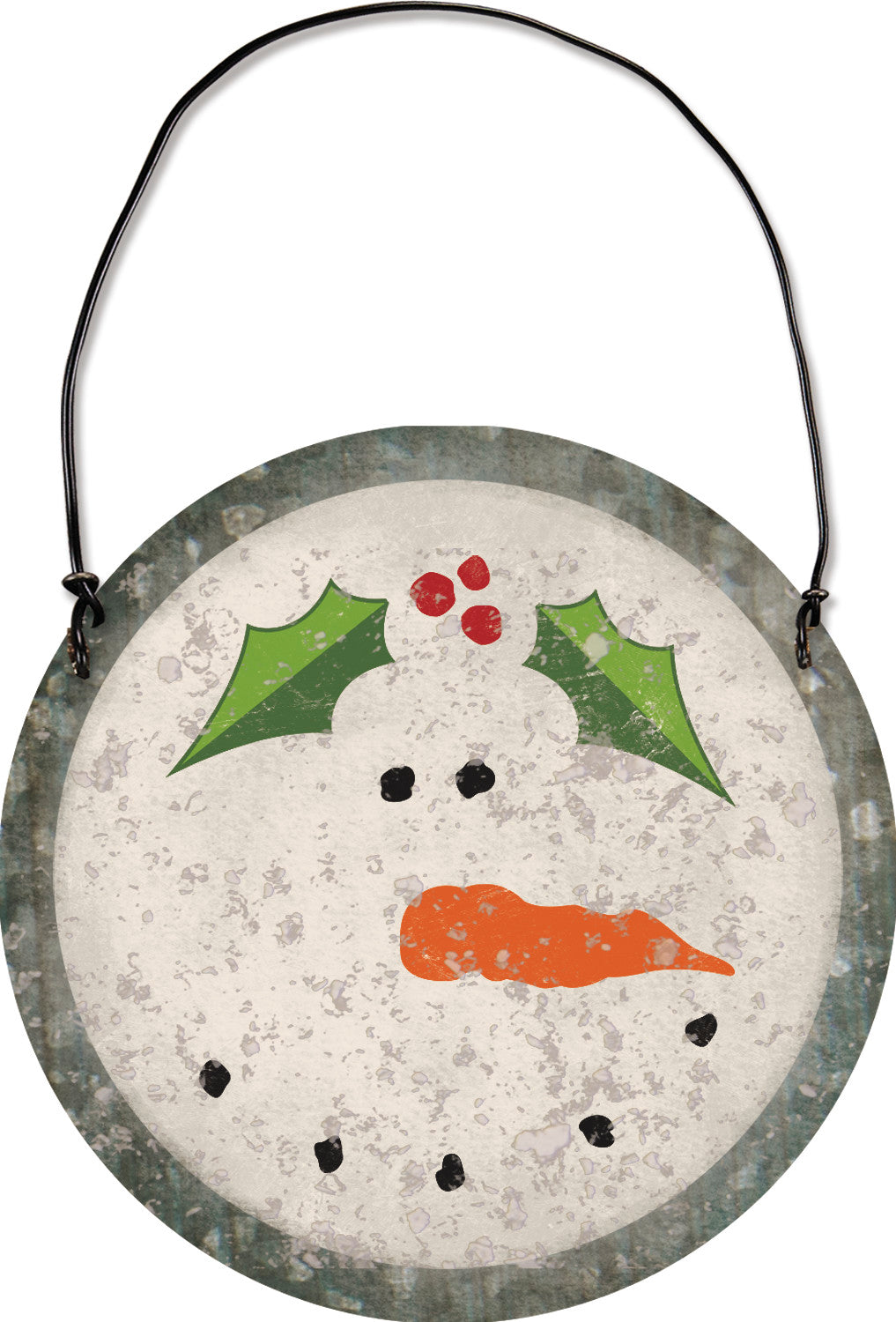 Snowman Face Ornament