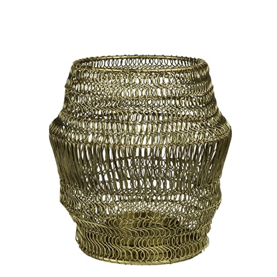 Manza Woven Wire Tealight Holder