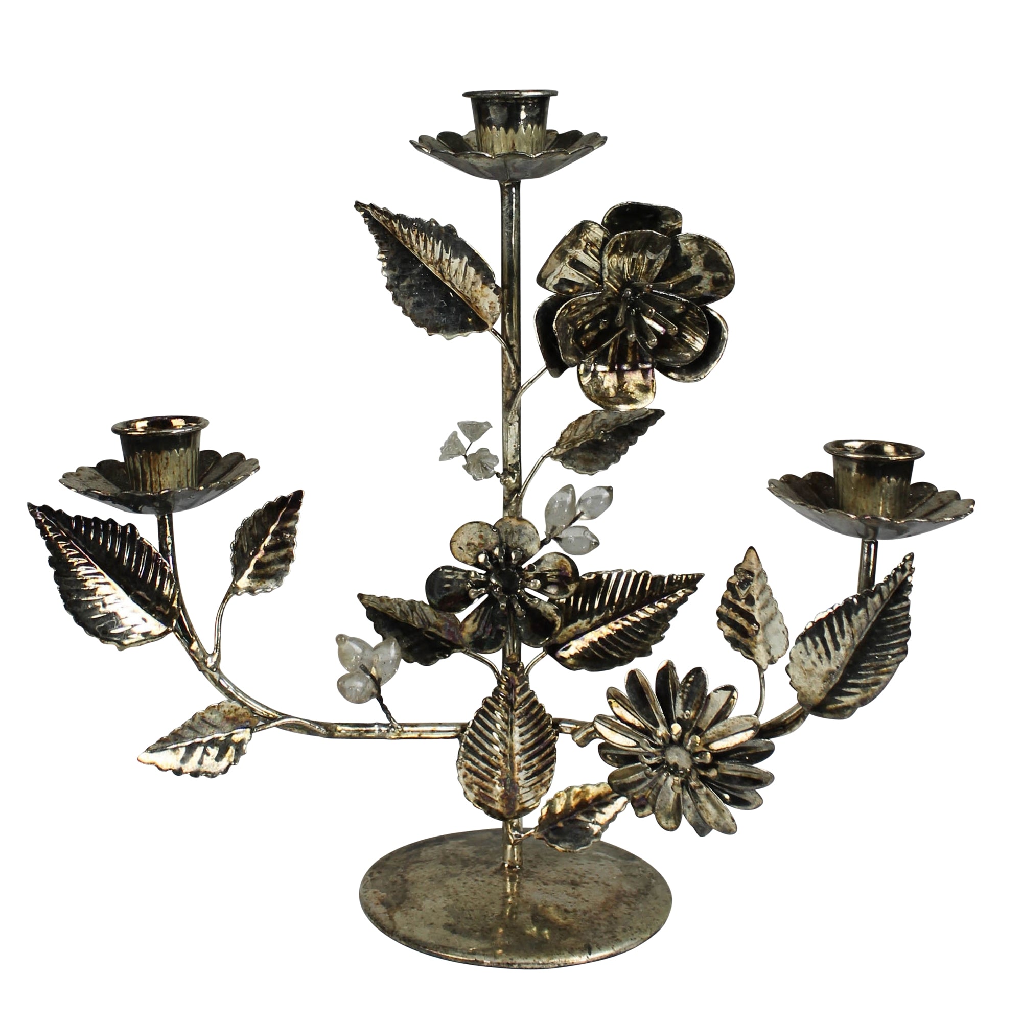 Floral Candelabra, Metal