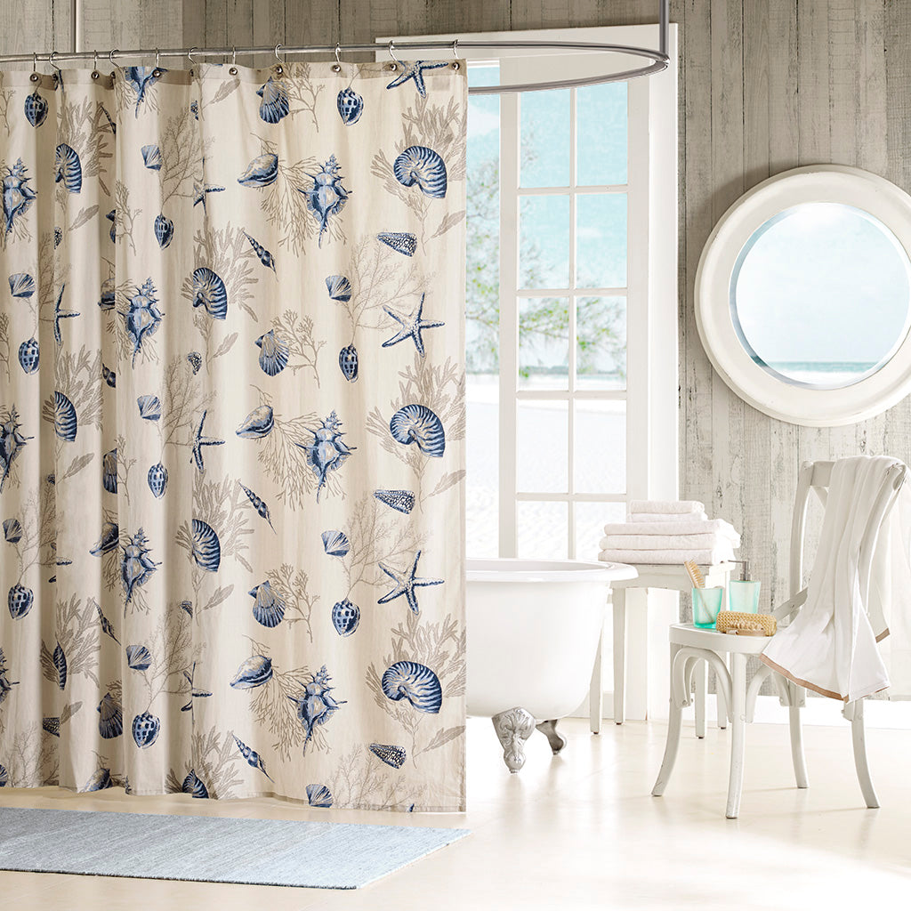 Bayside Jacquard Shower Curtain