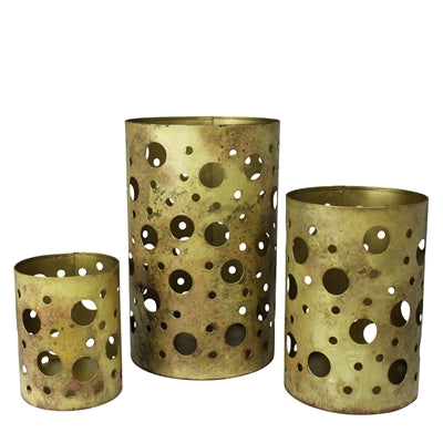 Hurricanes, Antique Brass - Set/3