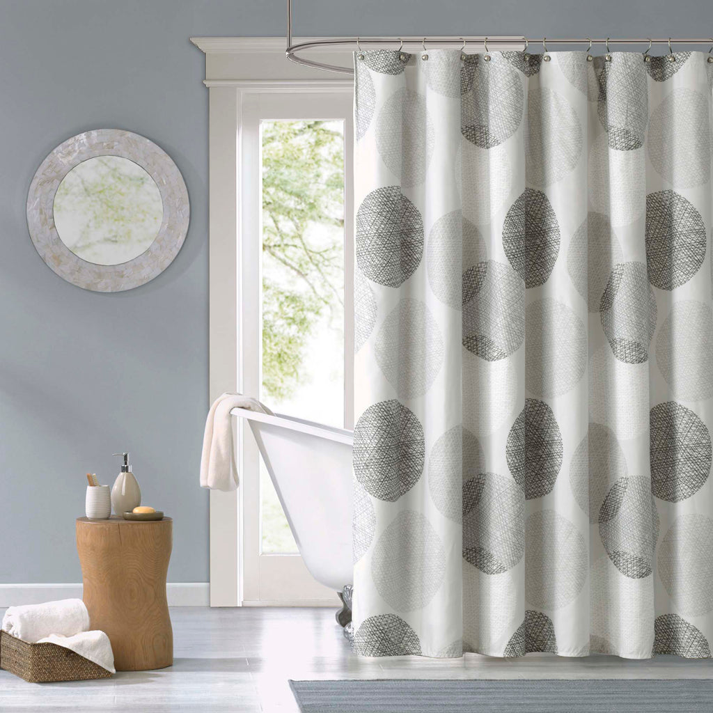 Knowles Printed Floral Shower Curtain