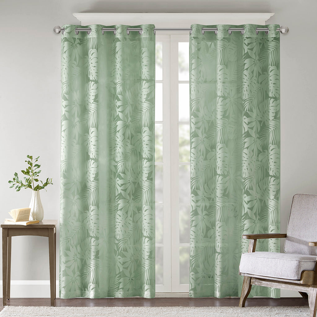 Leilani Faux Linen Cordless Total Blackout Roman Shade