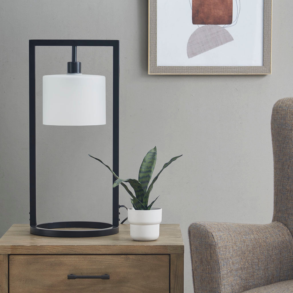 Kittery Rattan Weave Shade Table Lamp