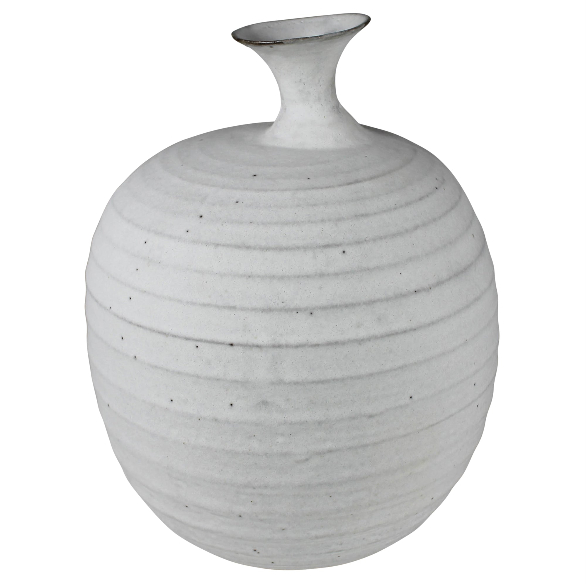 Eleo Vase with Neck, Ceramic - Lrg