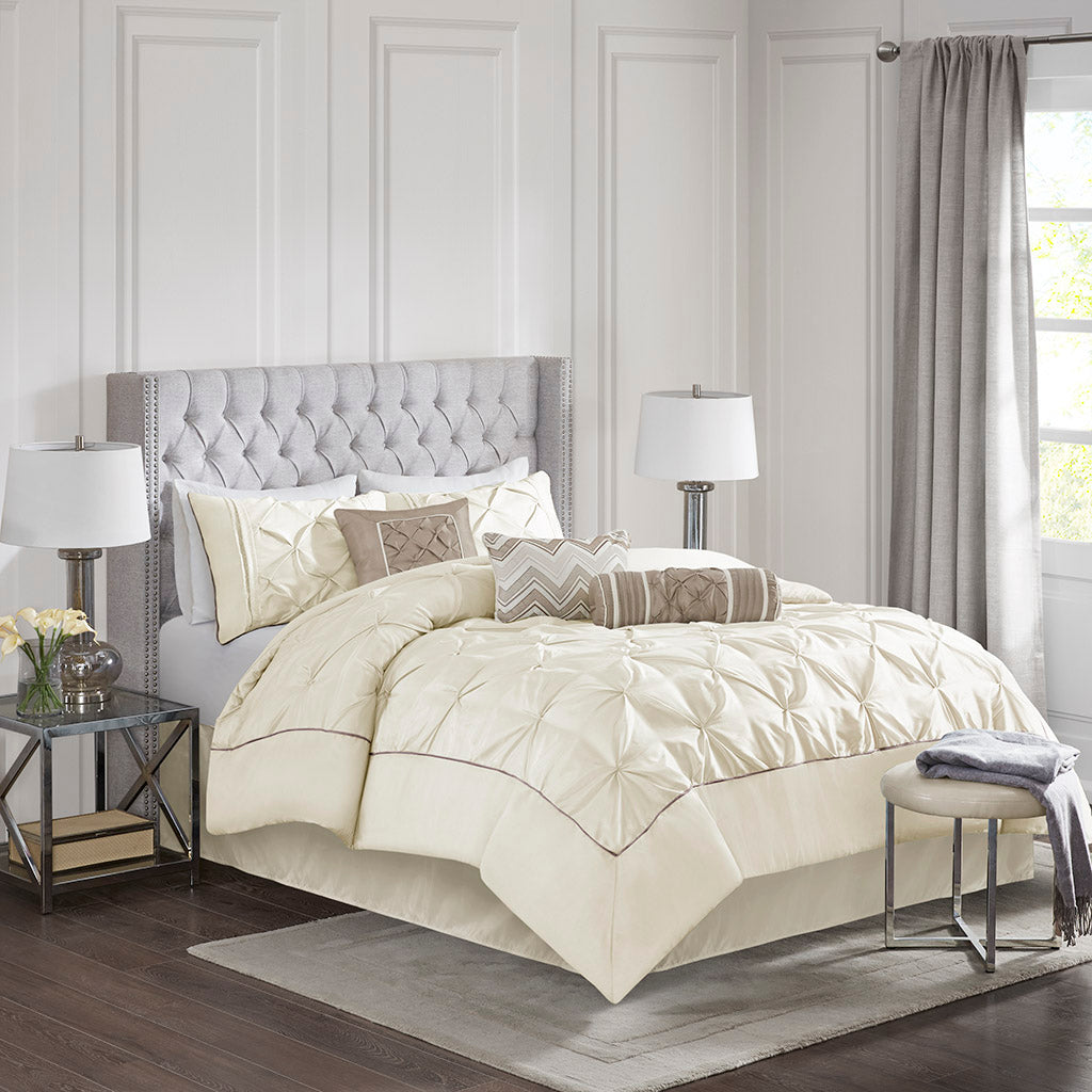 Laurel 12 Piece Comforter Set with Cotton Bed Sheets