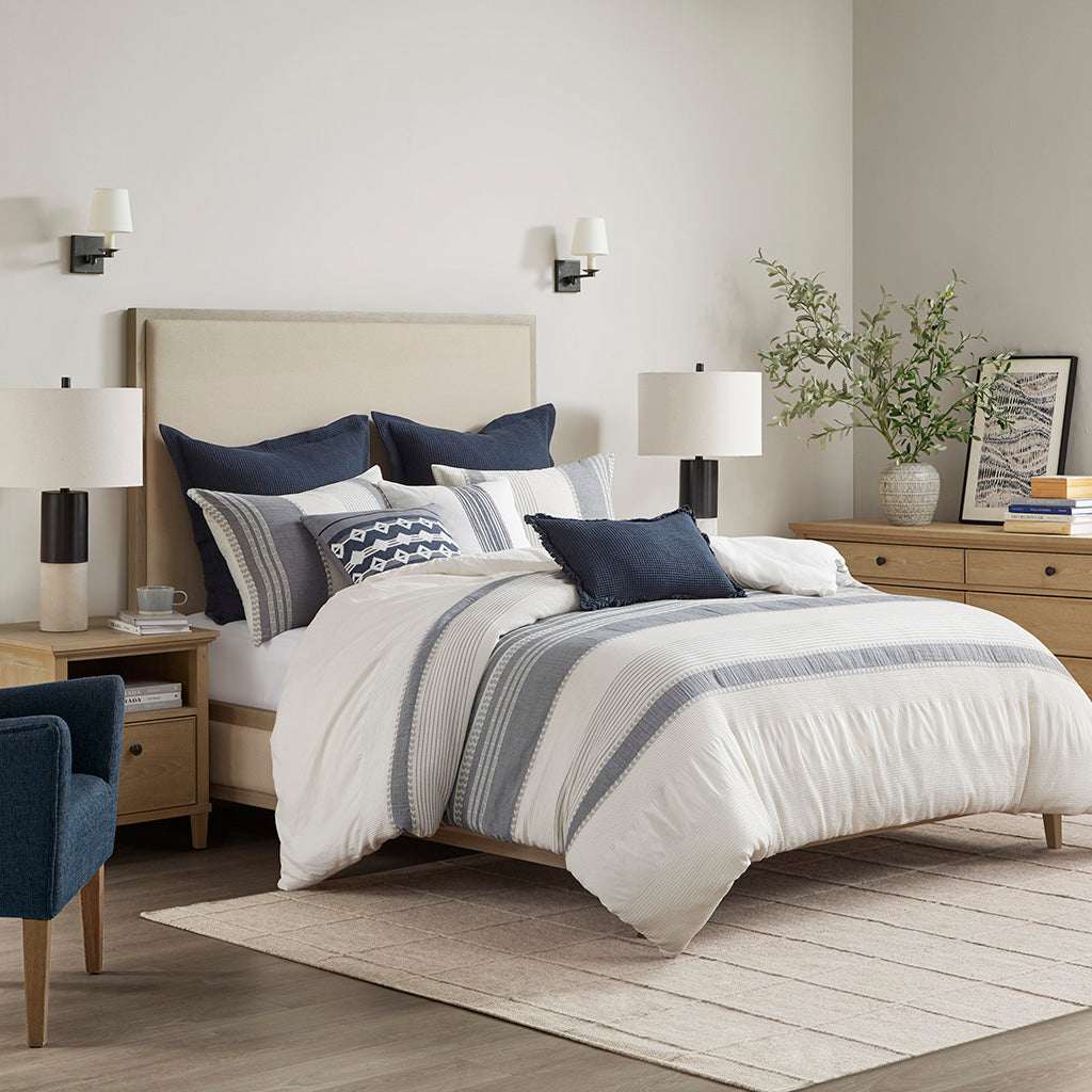Murphy 8 Piece Cotton Oversized Comforter Set