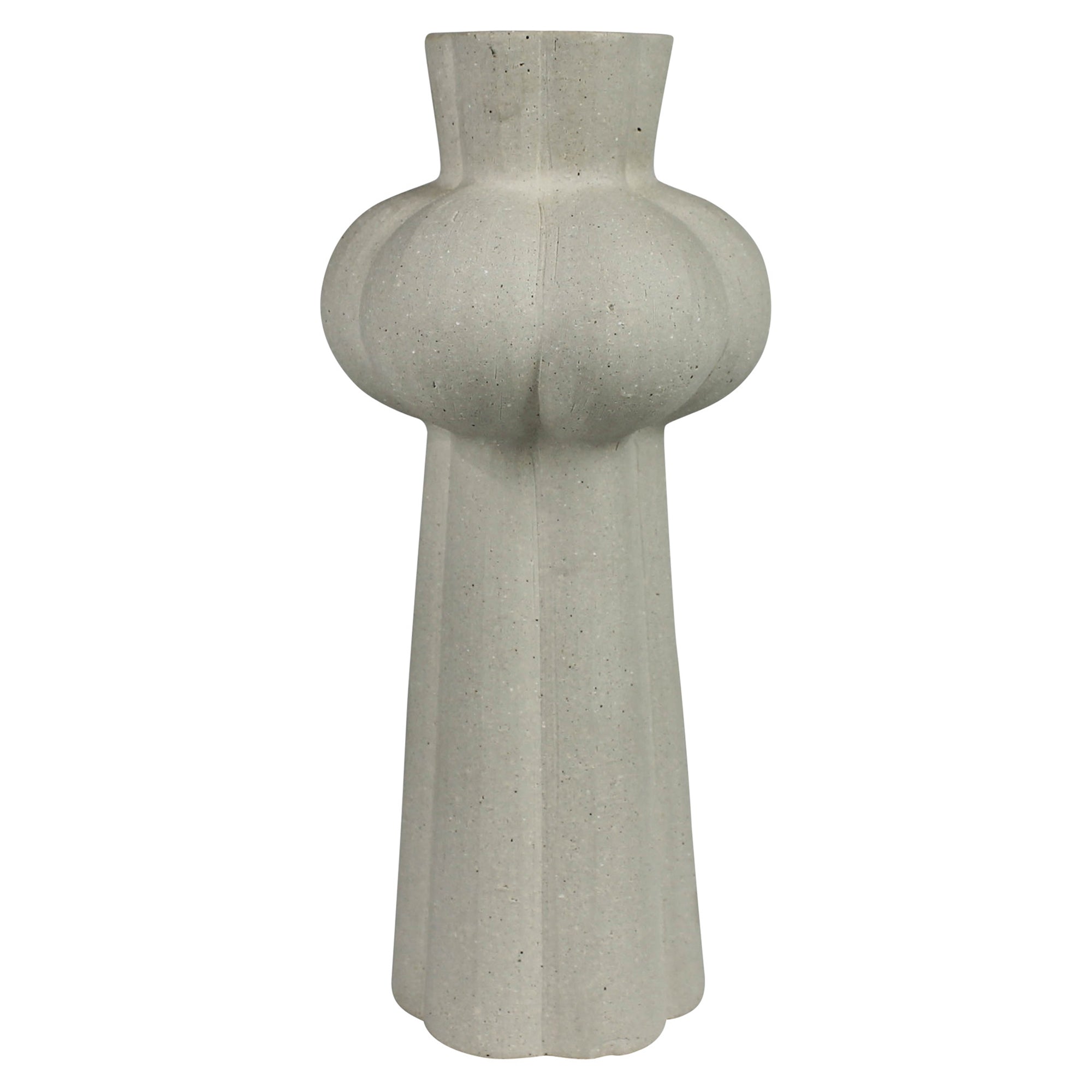 Stoneware Bulbous Vase