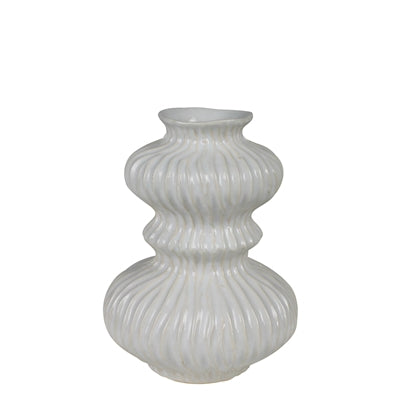 Wavy Vase, Ceramic - Sm