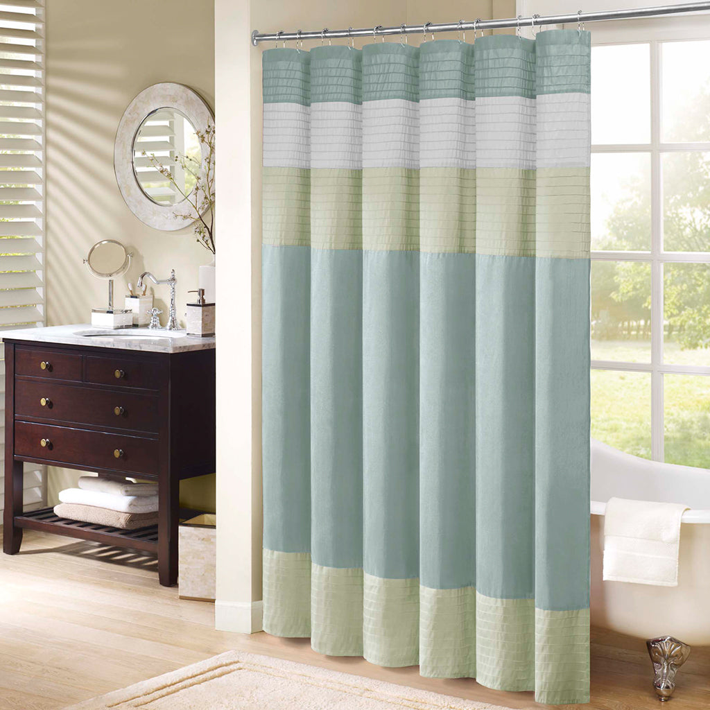Amherst Faux Silk Shower Curtain