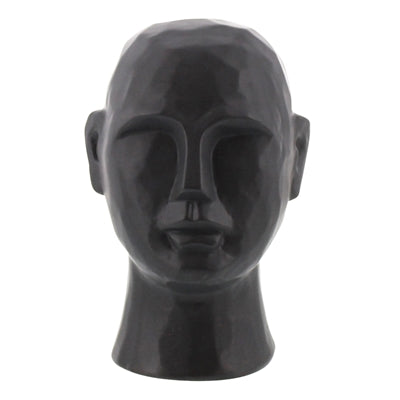 Matte Black Ceramic Bust - Small (5610094198941)