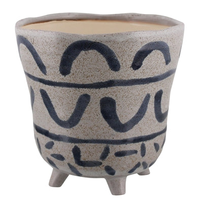 Granada Painted Bowl - Lrg - Blue & White