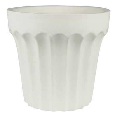 Scalloped Orchid Pot, Ceramic