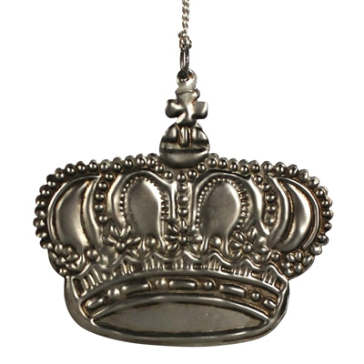 Crown Ornament, Antique Silver