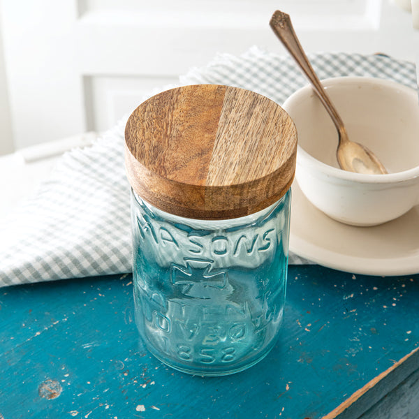 Tall Mason Jar Wood Lid - Min of 4