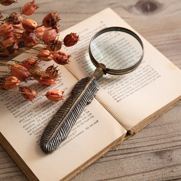 Feather Magnifying Glass