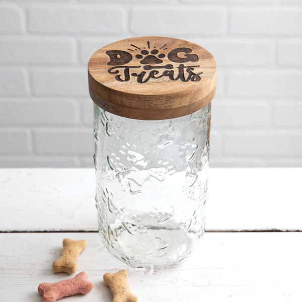 Dog Treats Glass Container