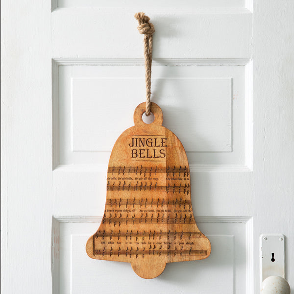Jingle Bells Sheet Music Wood Board
