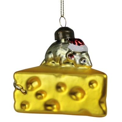 Mouse & Cheese Ornament