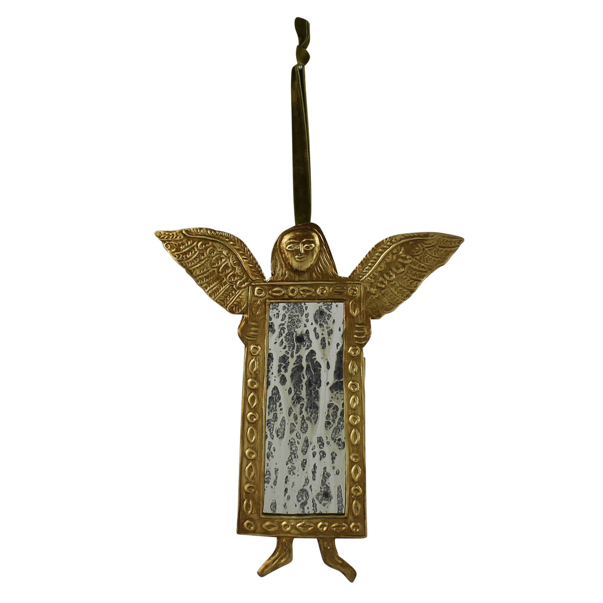 Angel Ornament with Antique Mirror