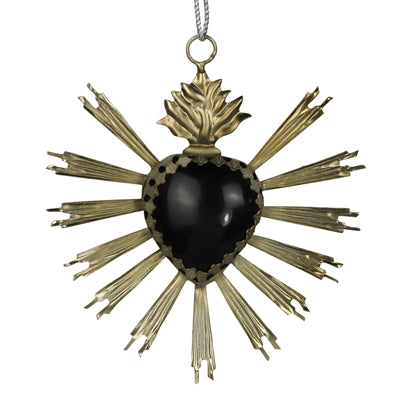 Heart Aflame Ornament Antique