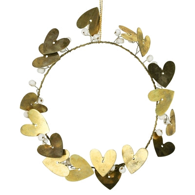 Heart Leaf Ornament Antique