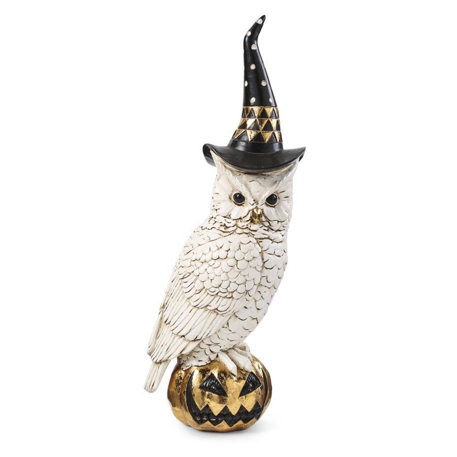 Halloween Owl On Jack O Lantern