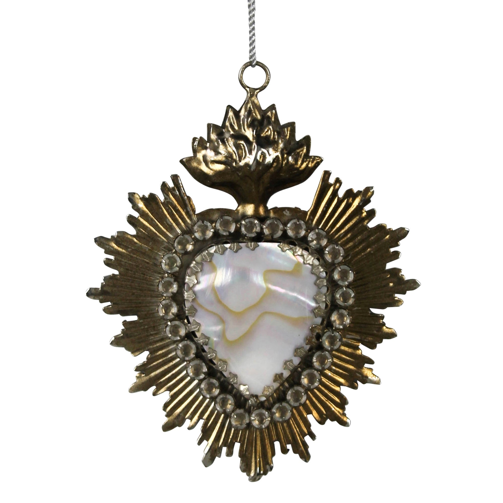 Sacred Heart Milagro with Abalone