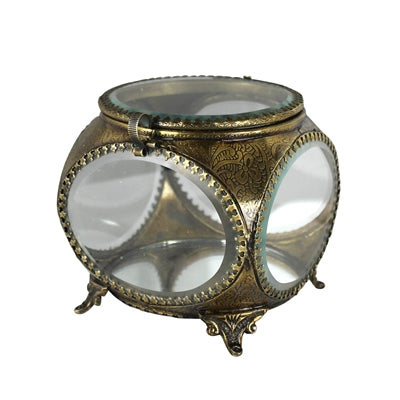 Beveled Glass Box - Oval