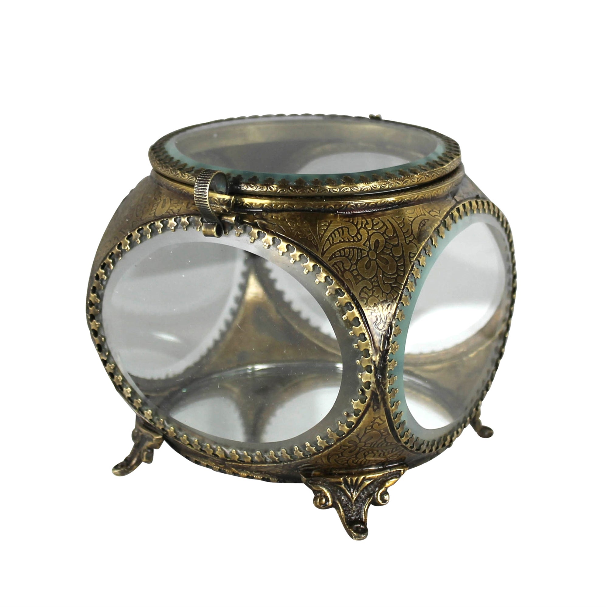 Beveled Glass Box - Oval