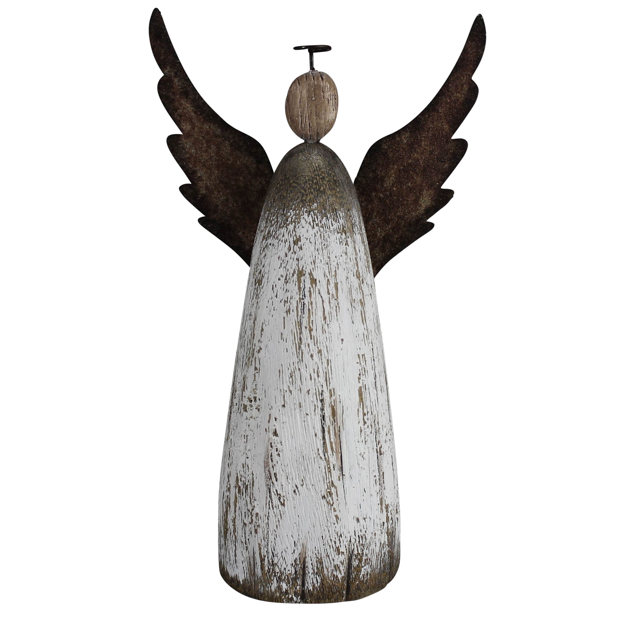 Angel with Metal Wings, Wood