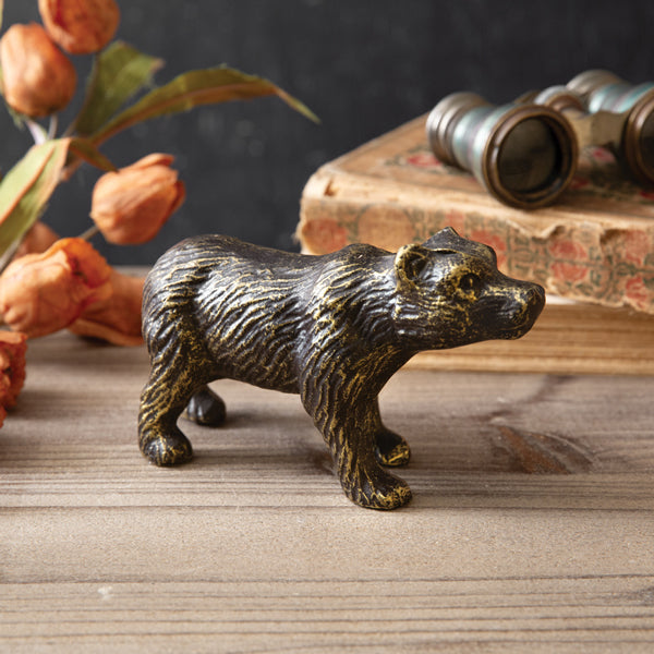 Cast Iron Bear Figurine