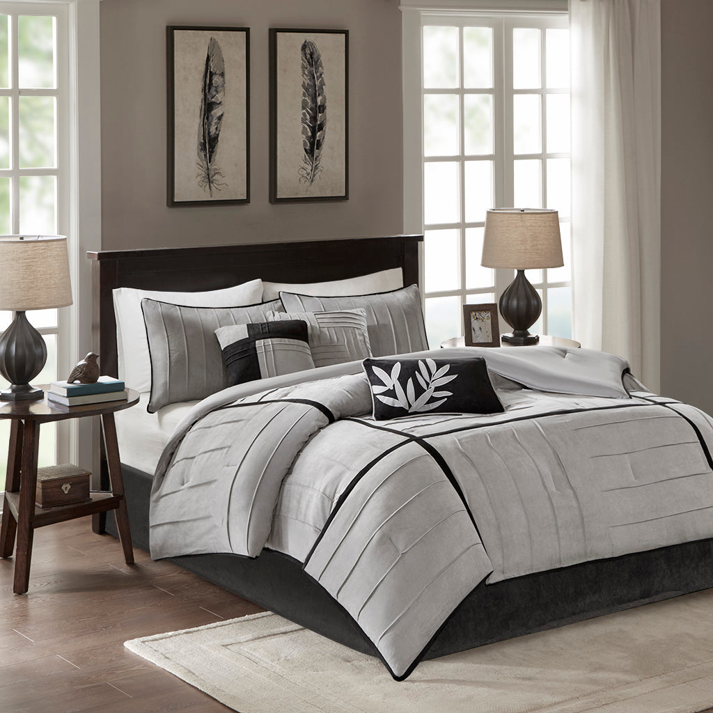 Dune 12 Piece Jacquard Comforter Set with Bed Sheets