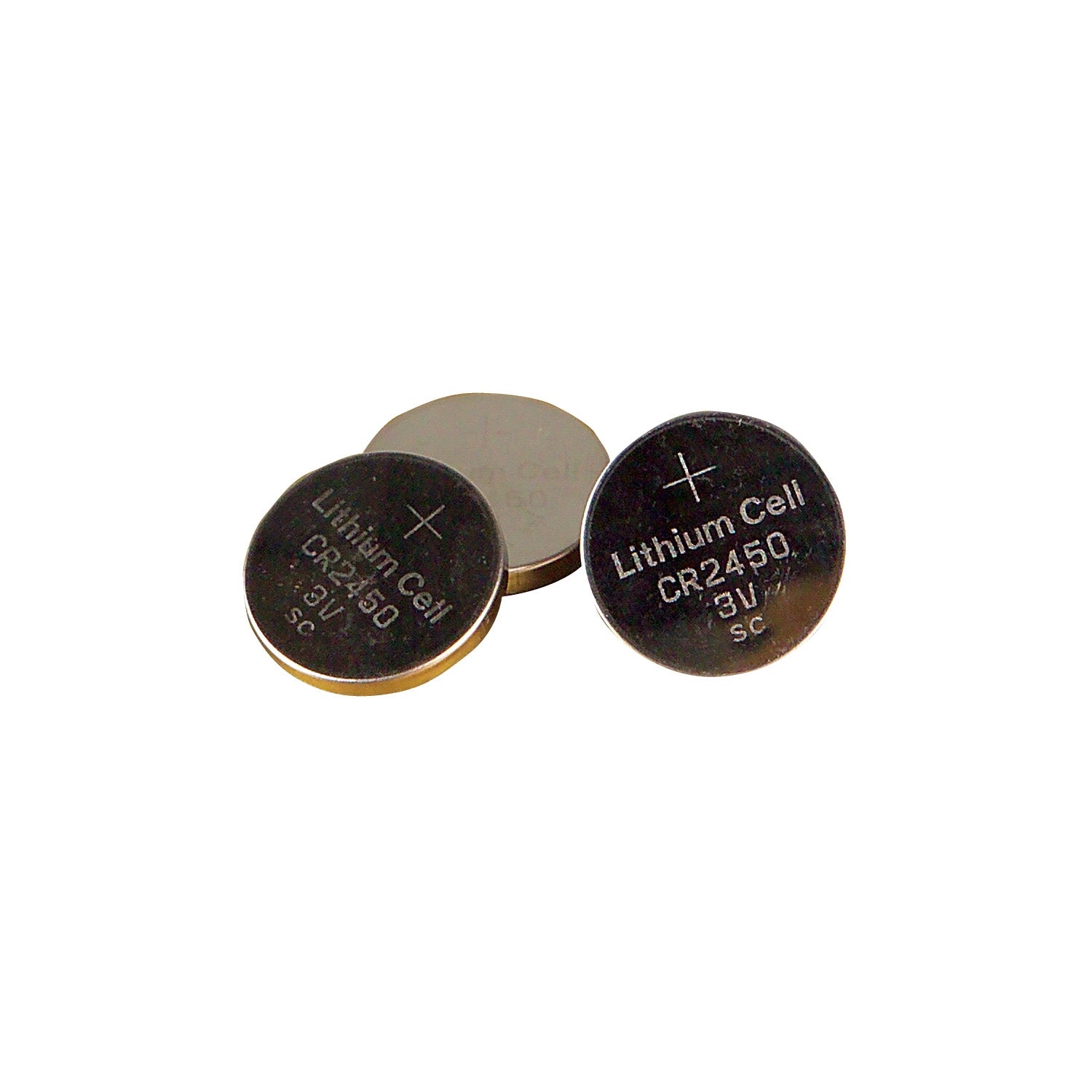 CR2450 Lithium Battery, 550mAh;24Mm Dx5Mm H