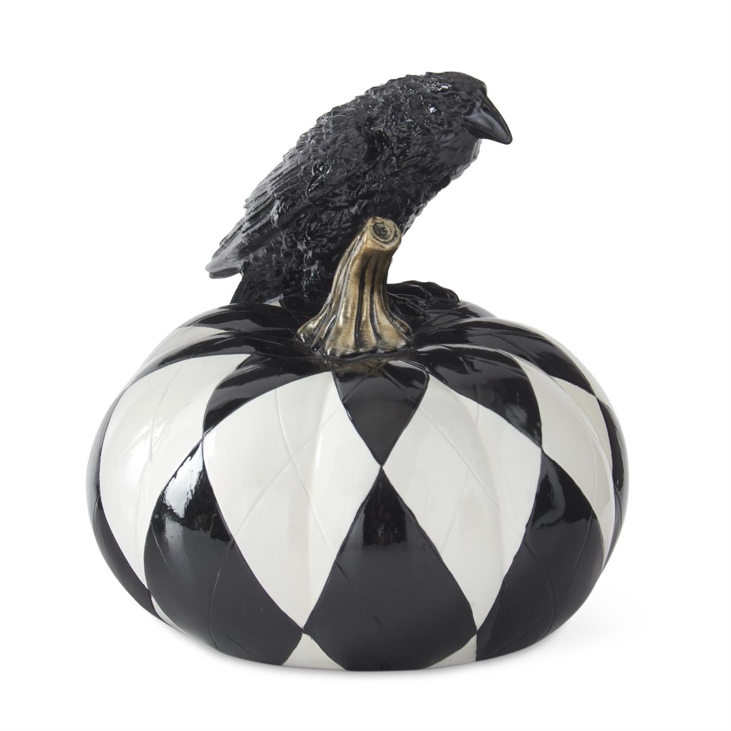 Argyle Pumpkin w/ Raven